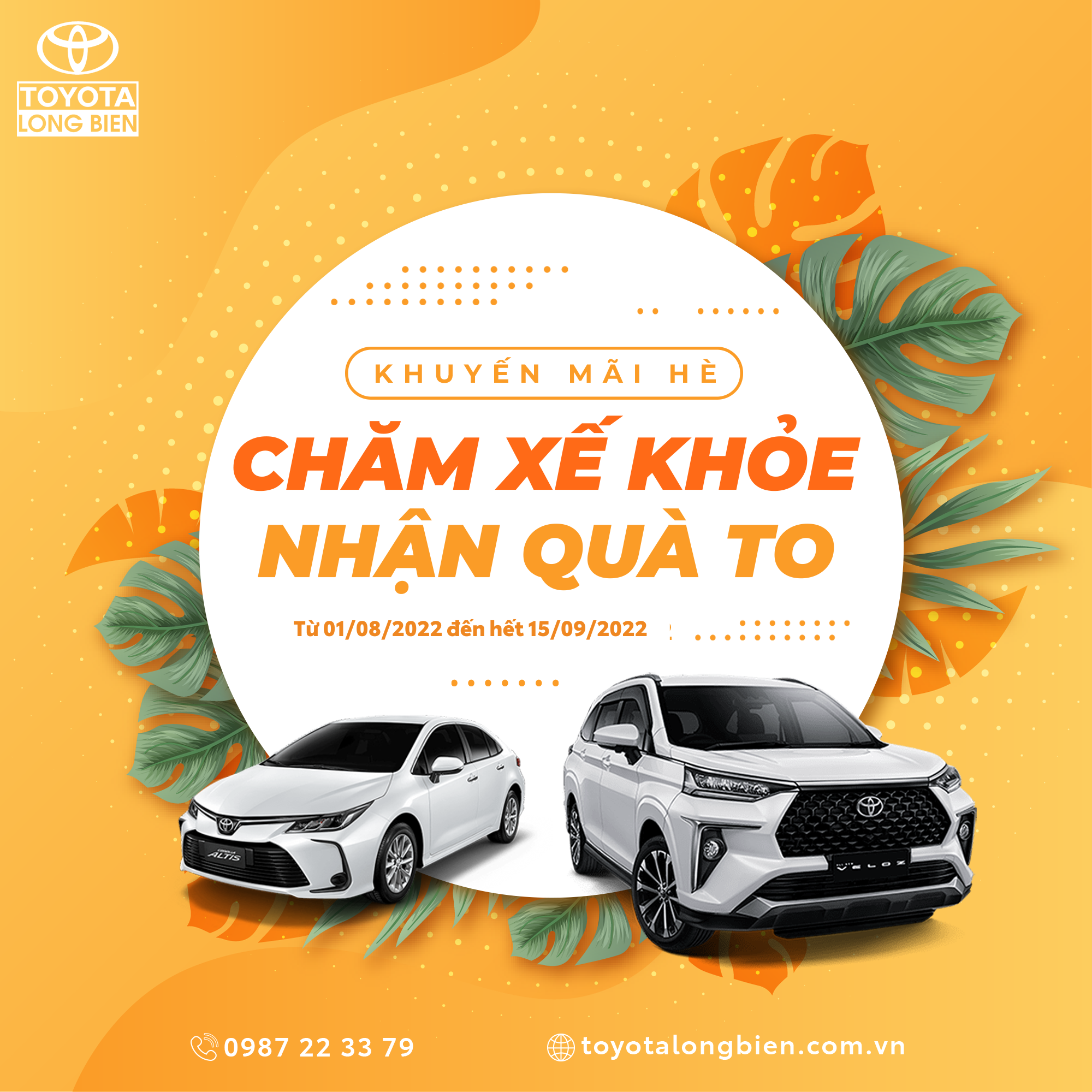 Chương trình khuyến mãi dịch vụ " Chăm xế khỏe, nhận quà to"