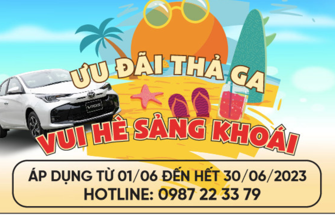 Chương trình khuyến mãi dịch vụ hấp dẫn tháng 6 tại Toyota Long Biên