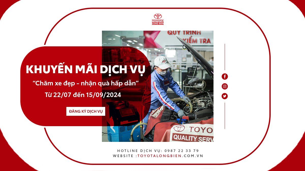 Khuyến mãi dịch vụ " Chăm xế đẹp, nhận quà hấp dẫn"