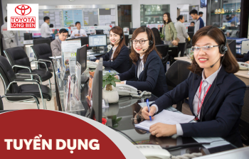 Toyota Long Biên tuyển dụng